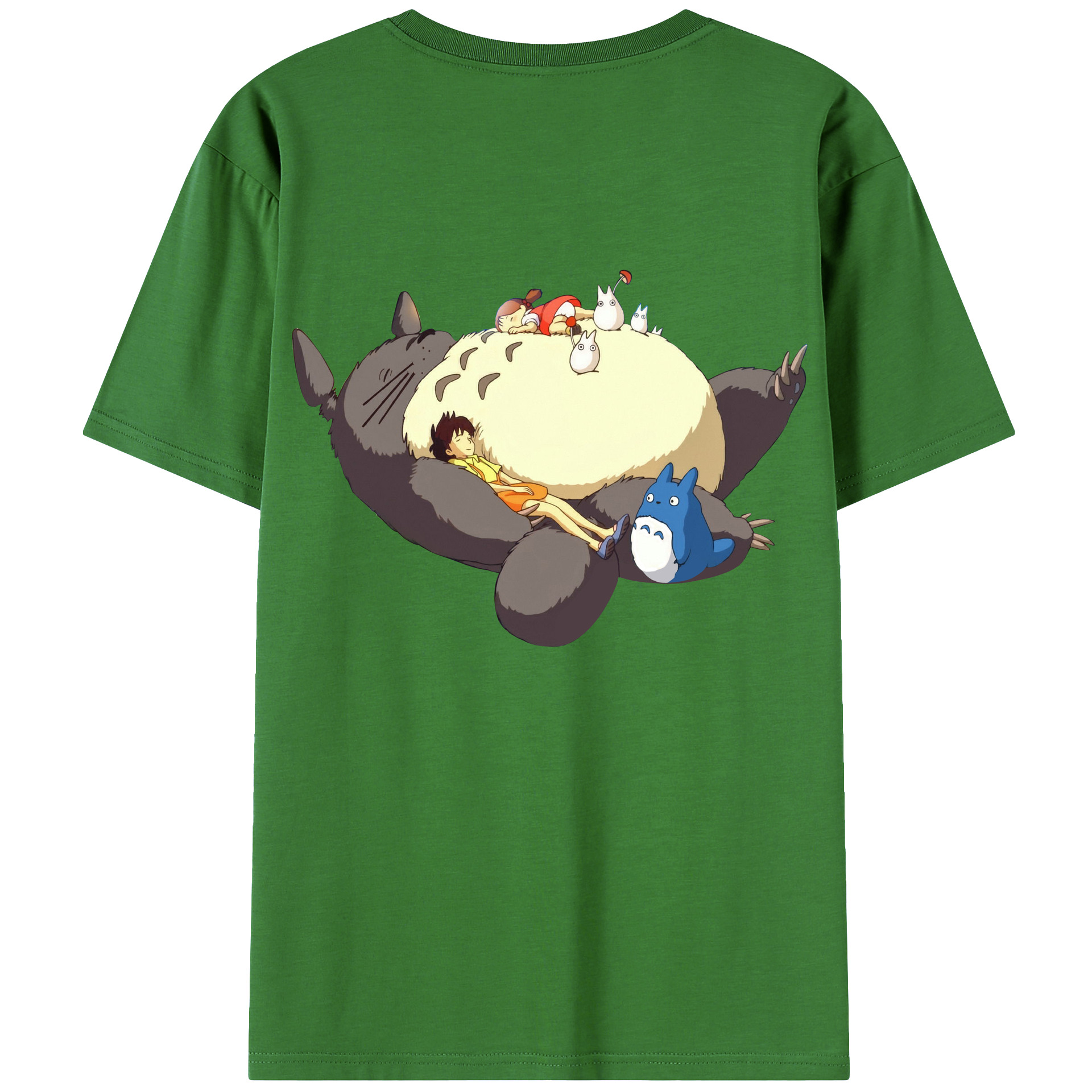 （画像用） となりのトトロ 草壁メイ 草壁サツキ My Neighbor Totoro Satsuki Kusakabe Mei Kusakabe レディース半袖Tシャツ(バックプリント)